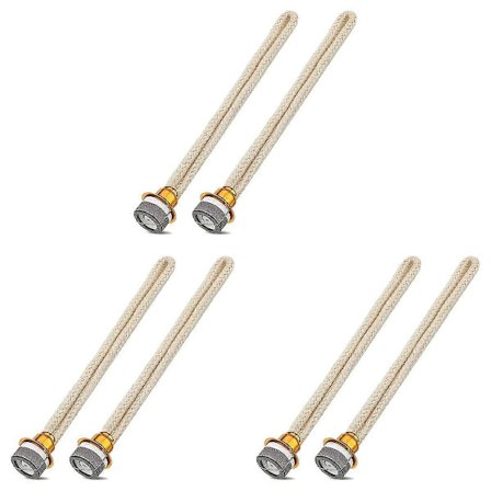 6 st Oljelampa Veke Doftoljelampa Veke Ersättning Luftkontroll Katalytisk Brännare Lampa Veke för_Supergåva