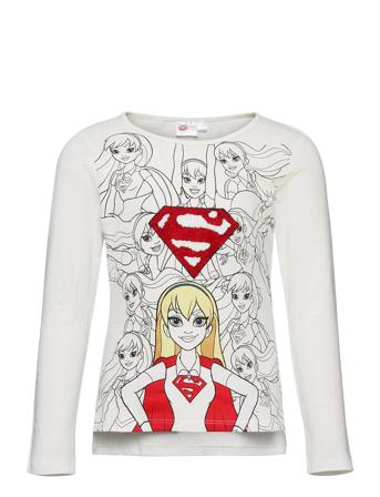 T-Shirt T-shirts Long-sleeved T-shirts Multi/mønstret DC Super Heroes