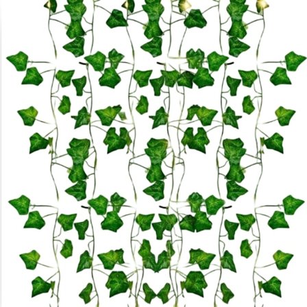 Kunstig Efeu Ranke med LED Lys, VINPLANTER MED LYS 20 LED Eventyrlys 8 JUSTERBARE LYS 2 meter Grønne Ahornblade Varmt Hvidt Lysstreng,