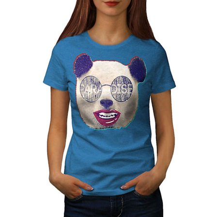Paradise Panda Animal Women Royal T-shirt