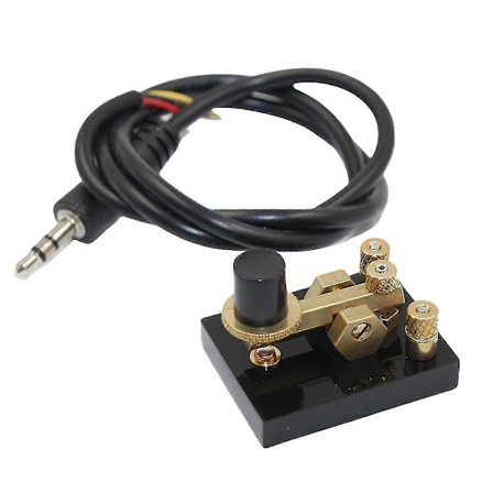 Cw Manuell Nøkkel Kortbølge Morse Kode Cw Overføring Manuell Elektrisk Nøkkel Samlegaver