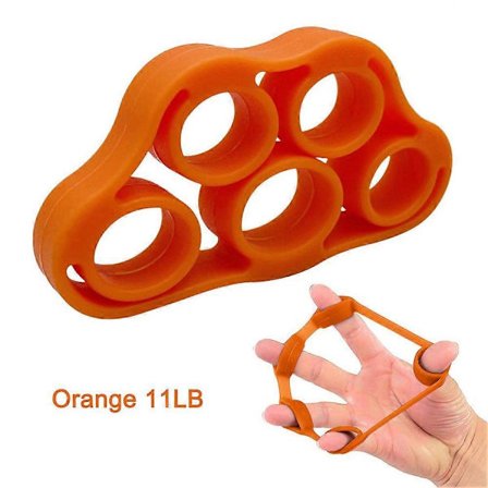 Håndleddsstrekker Finger Gripper Expander Styrketrener Treningssilikon Hånd Gripper 5 Finger Pinch Karpal Ekspandere For Gym