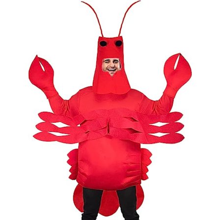 Voksen Hummermann Fancy Dress Kostyme (Standard)