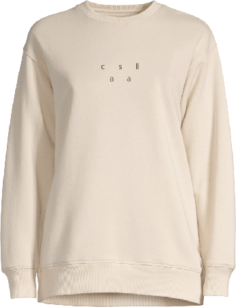 Casall Women's Crew Neck Women long-sleeved sweaters Beige S