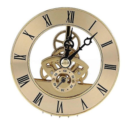 Metal 86mm Indbygget Ur Indsats Quartz Ur Hoved DIY Skrivebord Håndværk Ur Tilbehør