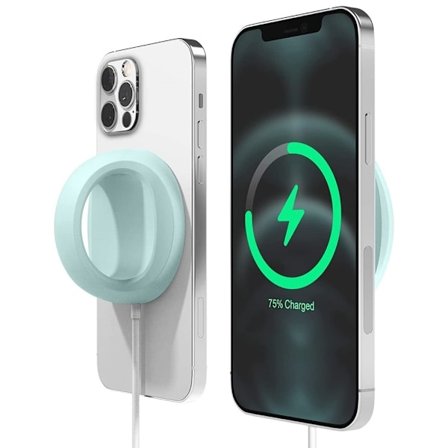 Apple MagSafe-oplader KSK-702 silikoneetui i fingerringsstil - Grøn