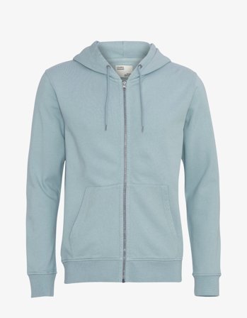 Classic Organic Zip Hood - Steel Blue - XL