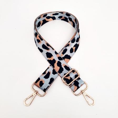1PC(blå) Skulderstropp Erstatning Bred Leopard Skulderstropp S