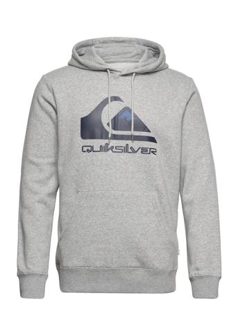 Big Logo Hood Hettegenser Genser Grå Quiksilver