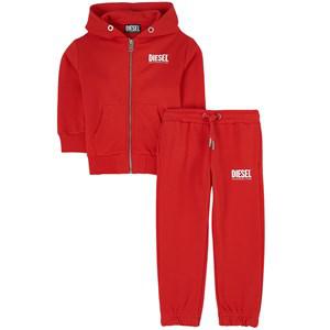Kids - Diesel Red Logo Sweat Set 14 Years - Clothing sets - 14 years - Red