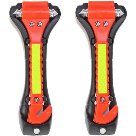 Helt nytt Escape Tool 2-pakning for bil, Auto Emergency Safety Hammer