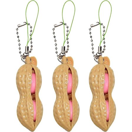 Stress Förbättra fokus Stress Squeze- Nyckelring Relief Toy Toys Toy Skateboard (som visas, One Size)