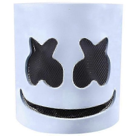 Halloween Dj Marshmello Helmask Hjälm Cosplay Party (FMY)