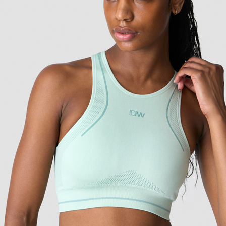 ICANIWILL Endurance Seamless Sport-BH Mintgrön
