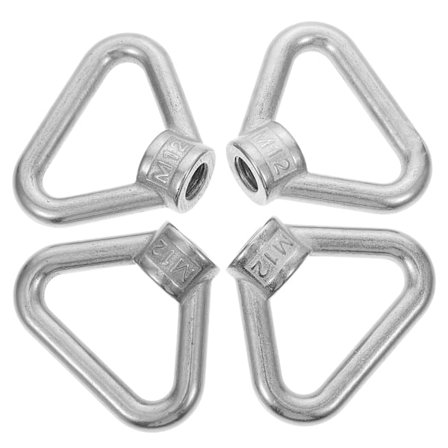 4 stk. Trekantede øjebolte Tagbøjle Øjebolte Krog Bolt Bolt På D Ringe Anker Surring Bil Tagbøjle D Ring Trekant