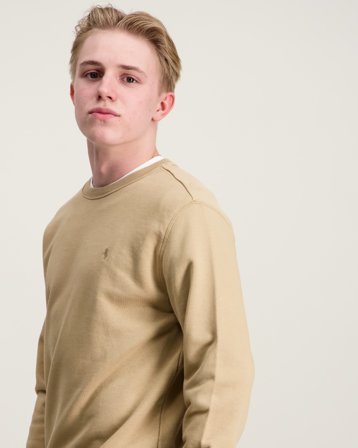 Polo Ralph Lauren French Terry Sweatshirt Beige Genser Gutt - Kids Brand Store