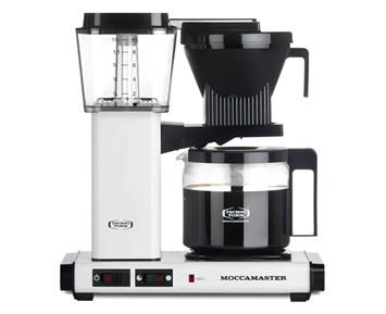 Moccamaster Automatic S White Utmärkt kaffe i varje kopp med Moccamaster Beverage machine Kaffebryggare - Kaffebryggare