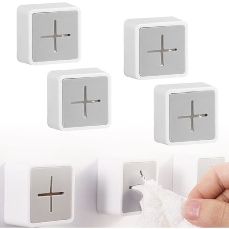 Klistremerke Håndklekrok, Kjøkkenhåndkleholder, Kjøkkenhåndkleklips, 4