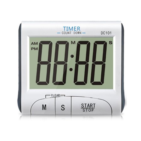 Kök Timer, 24H Digital Magnetisk Elektronisk Kök Timer med