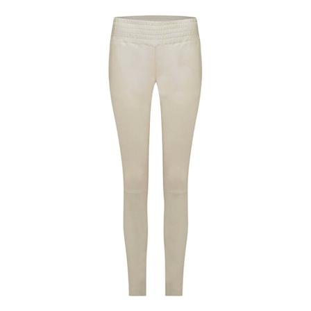 Ibana, Colette Pants 302210024 Beige, Dames, Maat:L,leer