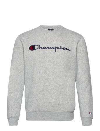 Crewneck Sweatshirt Sweat-shirt Genser Grå Champion*Betinget Tilbud