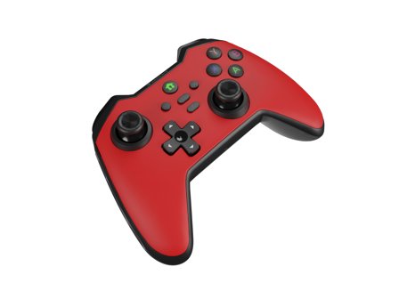 GENESIS Gamepad MANGAN 400 kabellos rot/schwarz