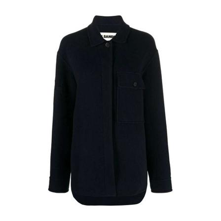 Jil Sander, Light Jackets Zwart, Dames, Maat:M