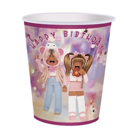 10 stk. Piger Roblox Kopper Festartikler Fødselsdagsdekorationer