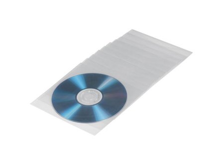 HAMA CD/DVD-Fodral Transparent 100/fp - Lyreco - Datorprodukter - Lagring - Lagringsförvaring