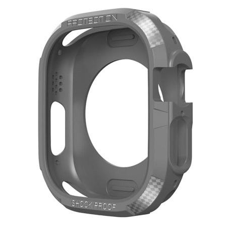 Apple Watch Ultra-överdrag i cabonfiber - Grå
