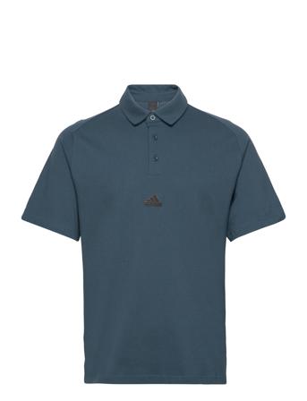 M Z.n.e.pr Polo Polos Short-sleeved Blå Adidas Sportswear*Betinget Tilbud