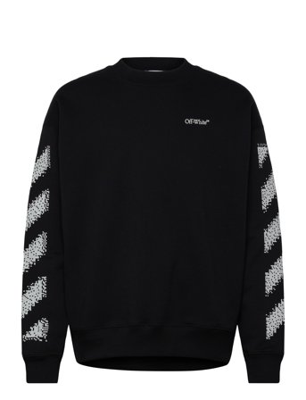 Off-White Pixel Diag Skate Crewneck - Black - L