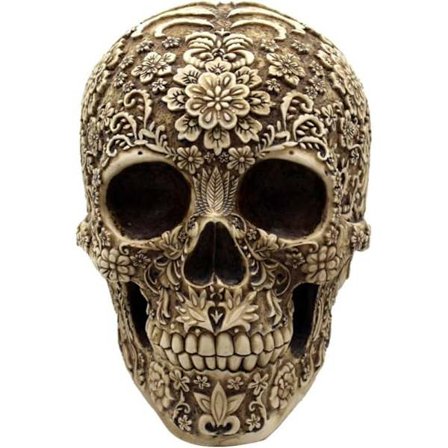 Halloween-koriste, hartsi pääkalloveistos 7. 5, hu