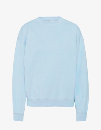 Organic Oversized Crew - Polar Blue - S