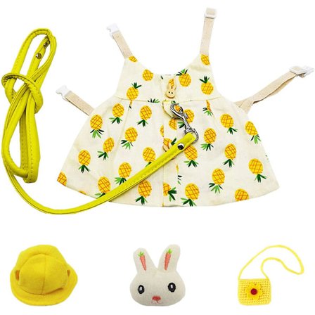 Sele och koppel för kanin, kaninkläder för kanin marsvin sele väst och koppel för kanin iller marsvin kanin hamster