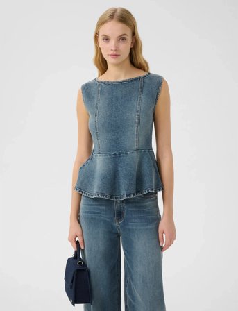 Gestuz Gzviva Sl Top - Blue - 40