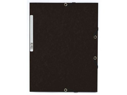 Exacompta Gummibandsmapp 3-klaff Nature Future A4, 250 ark, 400 g/m², presspan, svart - Lyreco - Kontorsmaterial - Mappar och plastfickor - 