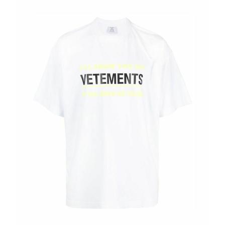 Vetements T-Shirts , Wit , unisex , Maat: S