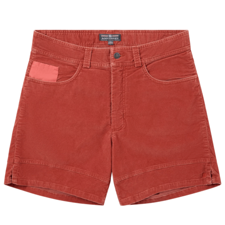 Amundsen 6Incher Wild Velvet Shorts Mens Terra Red