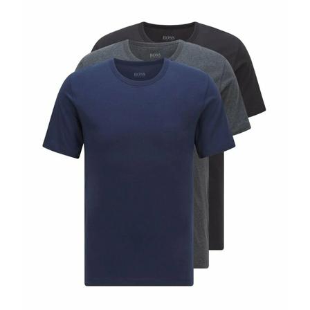 Hugo Boss, Short Sleeve Shirts Blauw, Heren, Maat:L