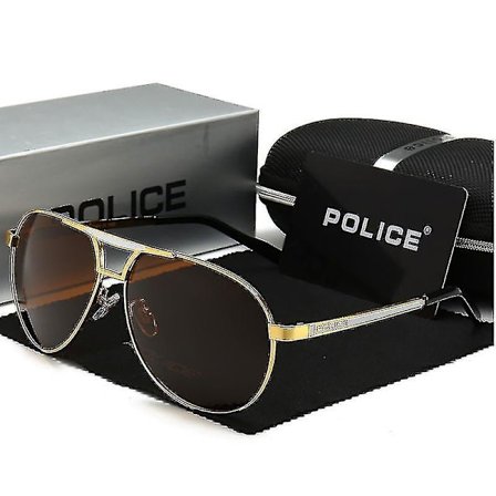 Poliisi Miesten Polaroid Uv400 Aurinkolasit Aviator Lasit Ajo Lasit (FMY)