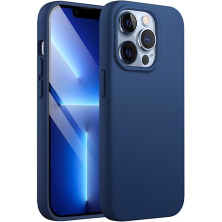 Skal för iPhone 13 Pro Max 6,7 tum, Silkeslen Mjuk Touch Helskalskydd, Stötsäkert Skal med Mikrofiberfoder