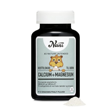 Nani Calcium+Magensium til børn 91 g, Helse & Madvarer, Mineraler, Magnesium