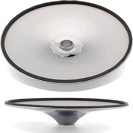 Gulvbeskyttelse for barkrakk 17.7, Gummipute for rund base, Kantlister, Stille