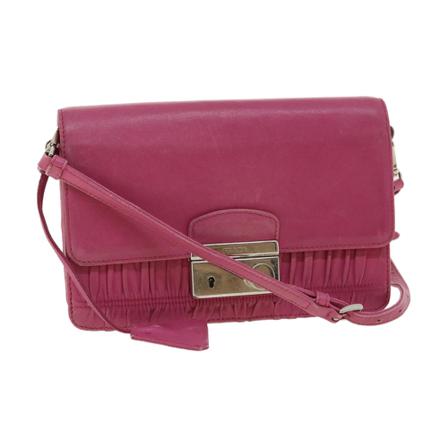 Prada Vintage, Pre-owned Crossbody Bag Roze, Dames, Maat:ONE Size,leer