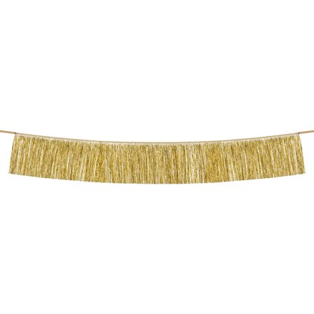 Fransig Girlang Guld