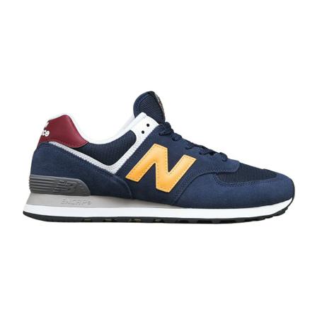 New Balance, Low Sneakers Blauw, Heren, Maat:42 1/2 EU,rubber