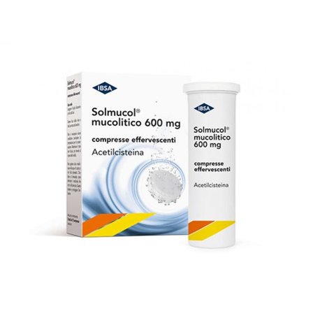 Solmucol Mucolitico* 30 Compresse Effervescenti 600mg