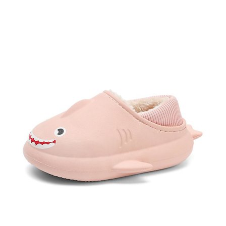 Barn bomullstoffler vinter lette innesko utendørs snøsko 2J21655 Rosa 210