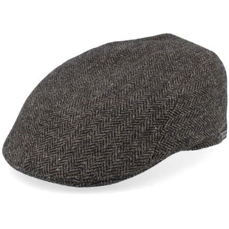 Wigéns - Brown - flatcap - Cap - Ivy Modern Cap Dark Brown Flat Cap - Hatstore